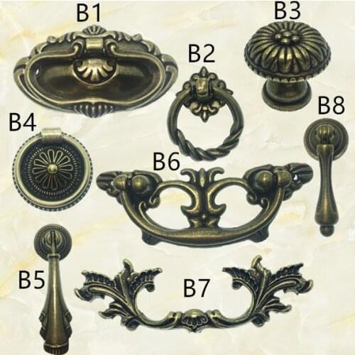 1pc Classical style Bronze Antique Style Cabinet Wardrobe Drawer Handle