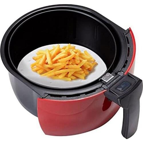 100Pcs Perforated Non Sticky Baking Paper Bread Snack Steamer Sheet