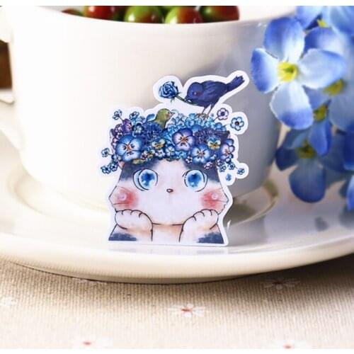 33pcs Creative cute self-made Meng cats stickers scrapbooking stickers /decorative sticker /DIY craft photo albums