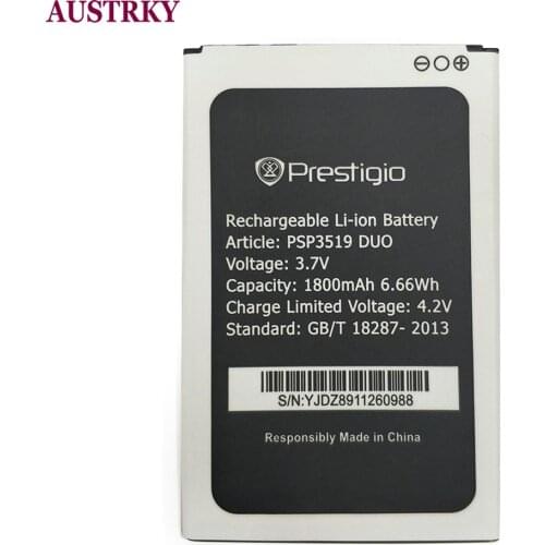 1PCS New High Quality PSP3519 DUO Battery for Prestigio PSP3519 PSP PAP3519 3519 DUO mobile phone