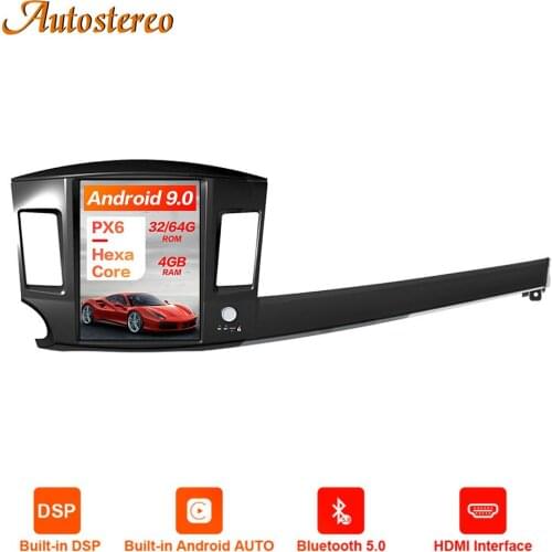 12 For Mitsubishi EVO Lancer 2007-2017 Android 9 128GB Tesla Radio Car GPS Navigation Car Head Unit Multimedia Player Radio Tape