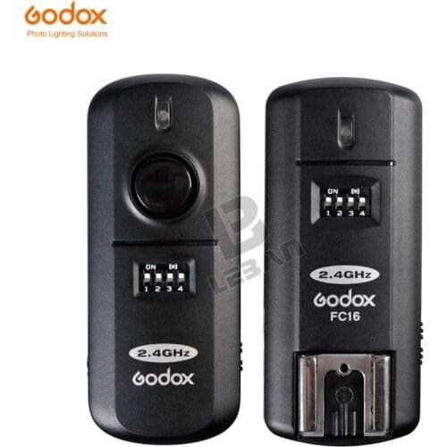 Godox 16 channels Fc-16 Studio 2.4Ghz Remote Wireless Flash Trigger with Remote Shutter for Canon EOS Camera