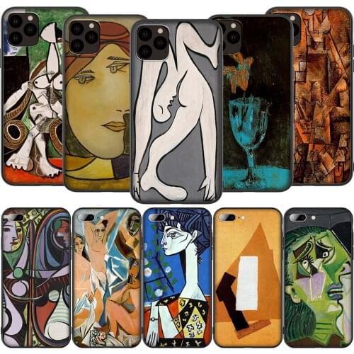 T137 Pablo Picasso Art Painting Case for iPhone 13 12 Mini 11 Pro XS Max XR X 8 7 6 6S Plus 5 5S SE 2020