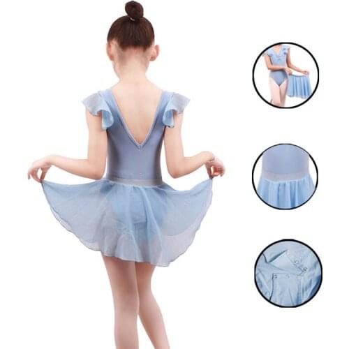 Childrens Ballet Dance Skirt Girls' Artistic Gymnastics Practice Examination Ballet Dance Clothing 7 colors