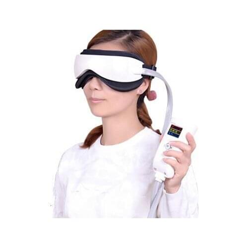 Electric DC Vibration Eye Massager Machine Music Magnetic Air Pressure Infrared Heating Massage Glasses Eyes Care Device