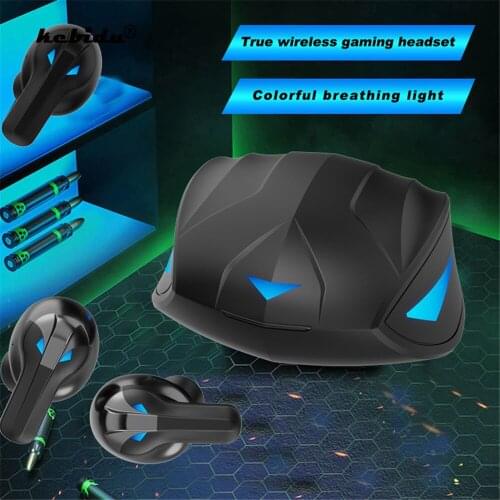Kebidu Mini TWS Gaming Earbuds Noise Cancelling Bluetooth In ear Earphone Stereo Wireless Headphone Touch Control Gaming Headset