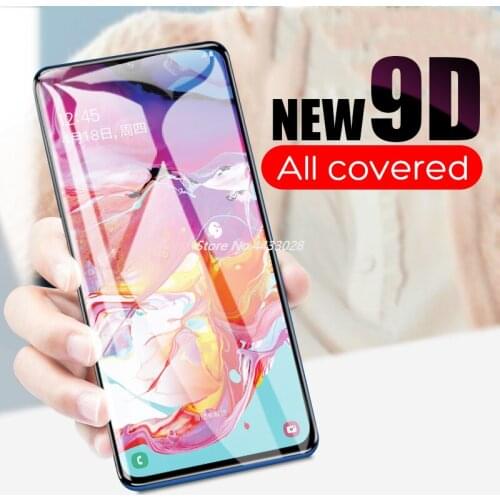 9D Curved Tempered Glass on The for Samsung Galaxy A30 A50 A10 Screen Protector for Samsung M10 M20 M30 M40 A40 A60 A70 A80 A90