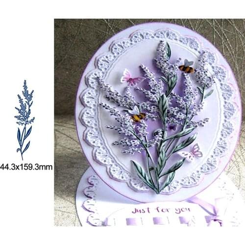 Graceful Lemon Verbena Bloom Flower Metal Cutting Dies Scrapbooking Album Paper DIY Cards Crafts Embossing Die Cuts New 2019