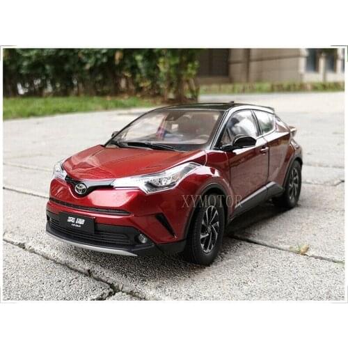 1/18 For Toyota IZOA Diecast SUV Car Model Toys Boys Girls Collection Display gifts Silver/Red/White Metal,Plastic,Rubber
