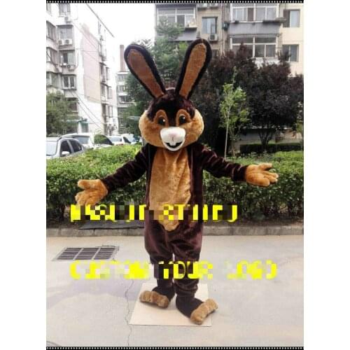 Rabbit Mascot Costume Suit Cosplay Party Game Dress Unisex Advertising Halloween Apparel Cartoon Character Birthday Clothes Gift