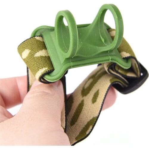 Flashlight Lamp Headband head Belt head Strap Mount Holder for 18650 Headlight Torch Headlamp