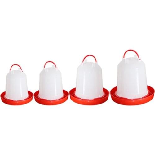 Poultry Farm Chicken Water Bucket Chicken Drinking Fountain 1.5L/6L/8L/10 L Chicken Waterer Equipment
