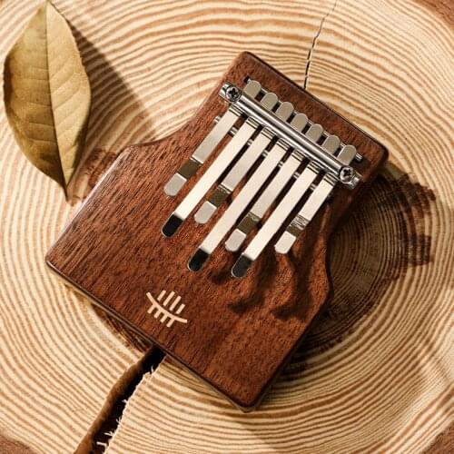 Hluru mini kalimba 7 keys steel acoustic nationality instrument female professional kalimba