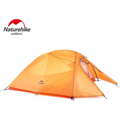 Naturehike 3 Person Outdoor Double Layer Hiking Camping Tent Waterproof PU4000 Ultralight Mountain Backpacking Tents With Mat