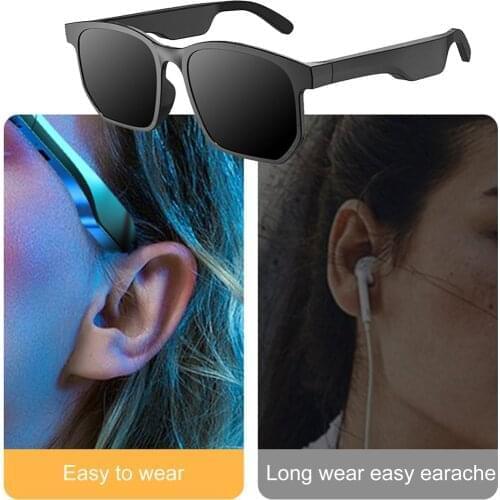 Smart Wireless Anti-blue Headset Music Glasses Cycling Sunglasses Sports Headphones For All Smart Phones For Iphone Xiaomi