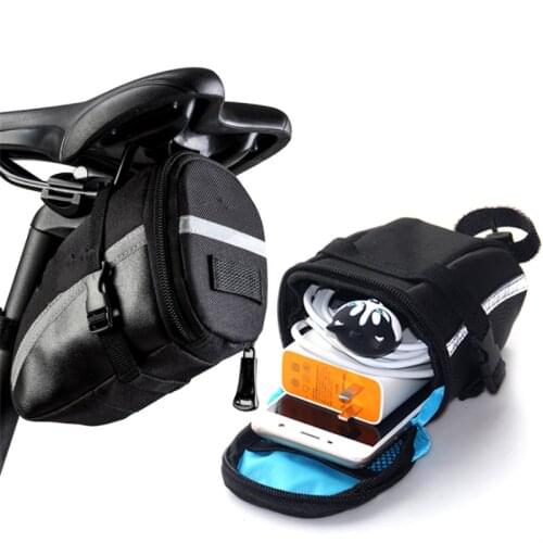 Bicycle Saddle Bag MTB Bike Rear Bag Reflective Cycling Rear Seat Tail Large Bag Bike Accessories
