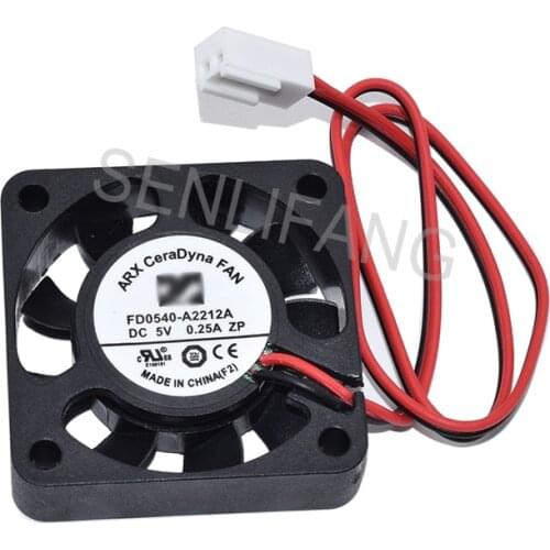 Original For FD0540-A2212A 5V 0.25A 4*4cm 2-Wire Server Cooling Fan Well Tested Working