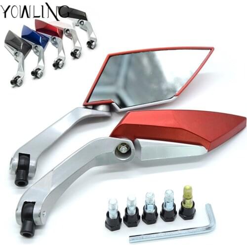 Motor Rearview Mirror Scooter Parts Universal motorcycle Scooter Rearview Mirrors for honda CG125 CB190R 599 CB300F CB500F ABS