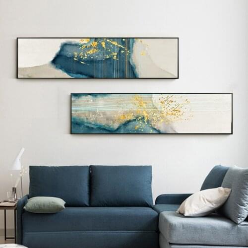 Golden Art Marble Abstract Painting Canvas Poster and Print Nordic Modern Decoration Wall Art Picutre Modern Home Decor