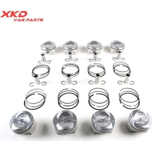 079107065DC V8 4.2L Engine Pistons Rings Set Φ84.5mm STD / Wrist Φ20mm Fit For A-UDI A8 Q7 V-W Touareg