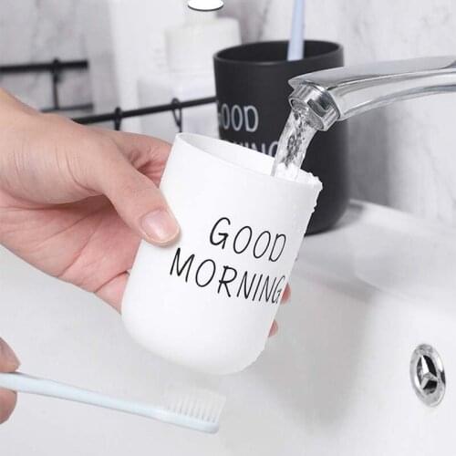 1PCS Eco-friendly Nordic Water Cups Toothbrush Holder Washing Home Bathroom Tooth Brush Storage Organizer Washing Cup
