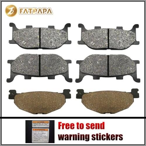 Motorcycle Accessories FL + FR + R Brake Pad Set For YAMAHA 660 YXR FAR / FAS Rhinoceros (4x4) YXR660 2005 2004-2006