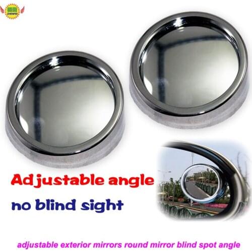 2pcs Car 360 Degree Blind Spot Mirror auto accessories Wide Angle Round Convex Round Side Blindspot Rearview Parking Mirror