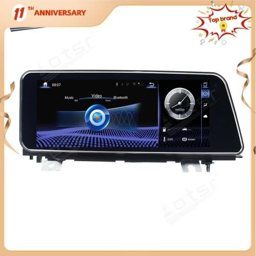 128G Android 10 Car Radio Multimedia Player For LEXUS RX 200t Rx300 Rx350 2016+ Auto GPS Navigation CARPLAY Wifi Stereo Headunit