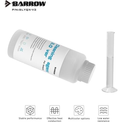 Barrow PC Water Cooling Cold Liquid Liquor Transparent Non-conductive Thermal Conductive Liquid Thermal Fluid 473ML,SLYQX-V2