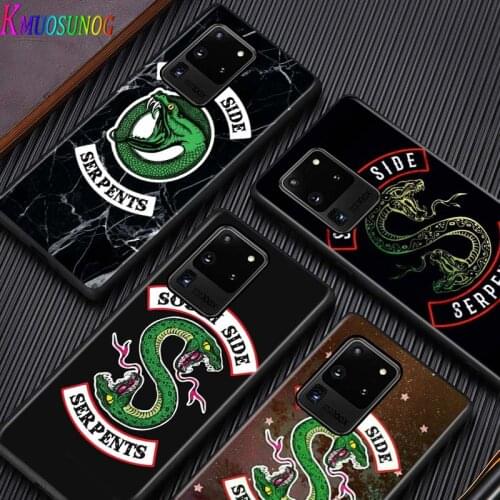 Riverdale South Side Serpents for Samsung Note 20 S20 FE Lite Ultra Plus A91 A81 A71 A51 A41 A31 A21 A11 A12 A42 A01 Phone Case