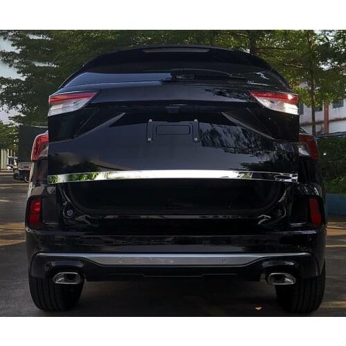 For Ford Kuga Escape 2020 2021 Exterior Accessories Stainless Steel Glossy Rear Trunk Tailgate Decorative Strip Trim Car Styling