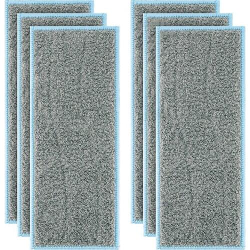 Hot TOD-6 Pack Washable Wet Mopping Pads Replacement Compatible for IRobot Braava Jet M6