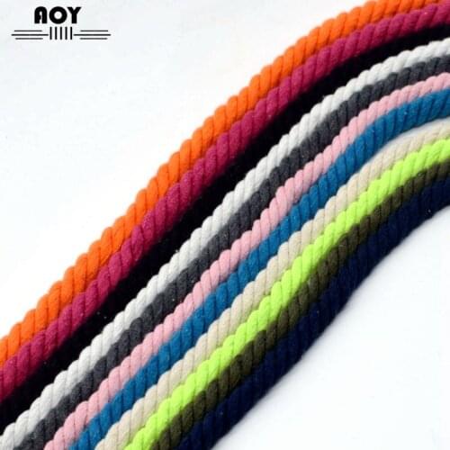 10mm Cotton Cords DIY Craft 3 Shares Twisted Rope For Bag Belt Sewing Accessories DIY Handwork Craft Home Decoration Cords