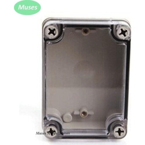 IP66 PC Tranparent Clear Cover ABS Material Body Waterproof Distribution Box 80*110*45mm