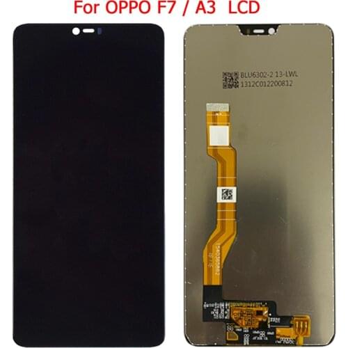 AAA Quality 6.23'' LCD For OPPO A3 F7 LCD Display Touch Screen With Frame Assembly For CPH1819 CPH1821 A3 CPH1837 LCD Repair