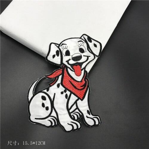 Cartoon Dog Embroidery Cloth Pastes Clothes Decoration Accessories Back Glue Patch Patch Pants Repair Sticker
