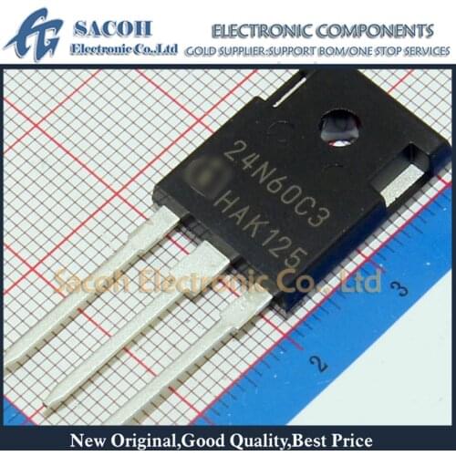 Free Shipping 10Pcs SPW24N60C3 24N60C3 24N60 or SPW24N60CFD 24N60CFD TO-247 24A 600V Power MOSFET Transistor
