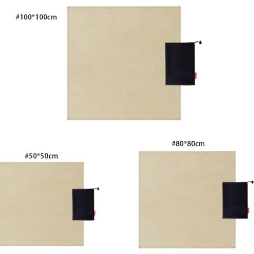 Heavy Duty Glass Fiber Fire Retardant Blanket Fireproof Thermal Resistant Cloth Outdoor Camping Picnic Barbecue Mat