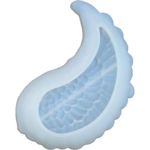 Wing Shape Storage Tray Plate Silicone Mold Pendants Jewelry Dish Making UV Resin Mold Jewelry Silicone Mold