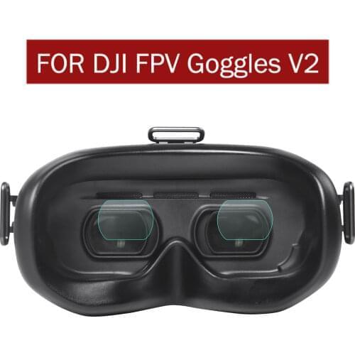 Dust-proof Tempered Glass Film Combo for DJI FPV Goggles V2 Protector Film for DJI FPV Drone Combo Accessories