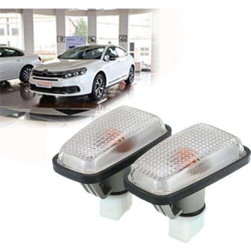 2Pcs Flowing Turn Signal Side Marker Light Repeater Lamp Blinker For Peugeot 106 306 406 806 For Citroen Saxo Berlingo Xsara
