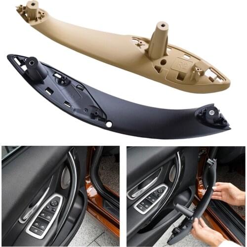 1pcs Car Interior Door Handles left Right Armrest Panel Pull Trim Cover For BMW 3 series 2013-2017 F30 F32 F33 F34 F35 F36 F82