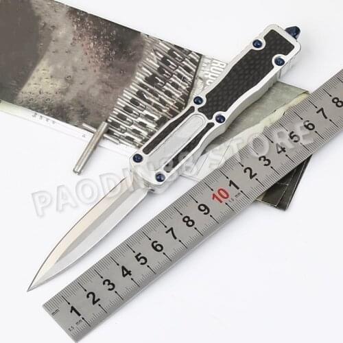 CustomPrototype Folding Knife D2 Blade Carbon Fiber Handle Rescue Survival Camping Hunting EDC Pocket Knife Window Breaker