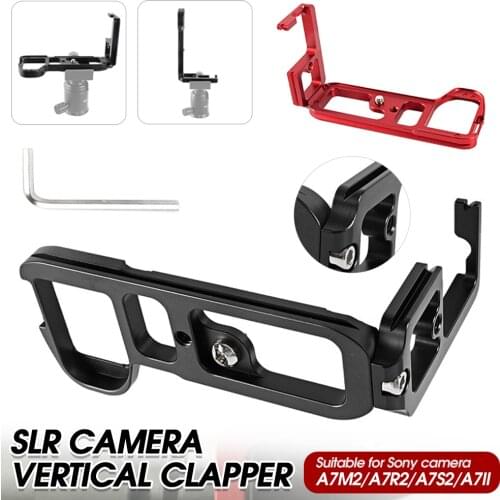 SPASH Quick Release Plate Micro Camera Vertical Grip Camera L Bracket For Sony A7M2 A7S2 A7R2 A7II SLR Camera L Release Plate