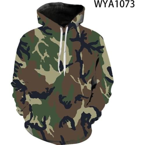 2020 Cool 3D Printed Military Camouflage Hoodies Men Women Children Sweatshirts Brand Tops Boy Girl Kids Hooded Pullover