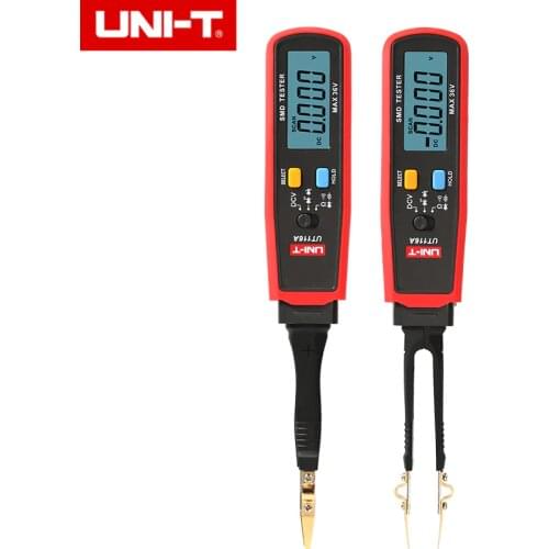 Uni-t UT116A/UT116C SMD Tester Auto Range Resistance Capacitance Diode Tester With Tweezer