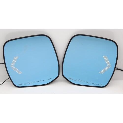 Blue Mirror Car Side View Mirrors LED Turn Signal Lamp For Nissan PATROL /ELGRAND E52/ ELGRAND RIDER /Quest (Middle East Moddel