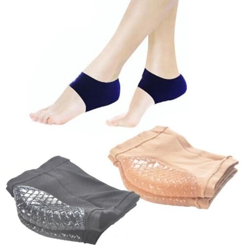 1 Pair Heel Supporter Wear Resistant Skin-friendly Protective Tool Plantar Fasciitis Treatment Heel Protector Pads for Home