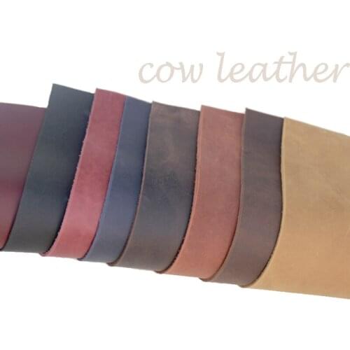 1pcs 2 mm Cowhide 30*30cm Crazy Horse Leather Material DIY Hand Leather craft First layer Cowhide High-grade leather Oil Tanned