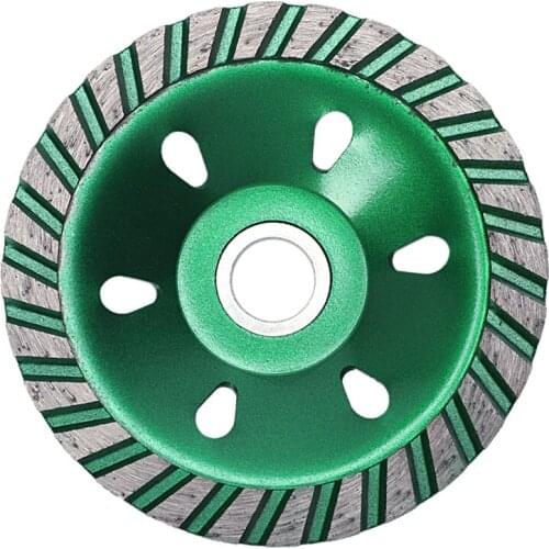 1Pc 4 Inch Concrete Diamond Wheel Green Diy Grinding Disc For Cutting Marble Granite Ceramic